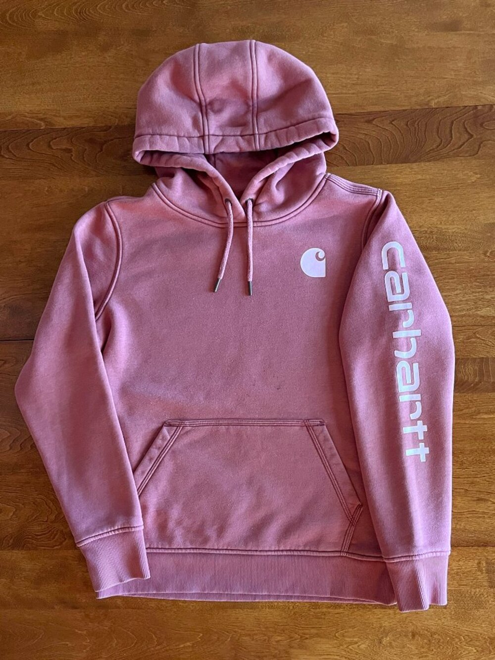 Carhartt rose pink hoodie S 4/6